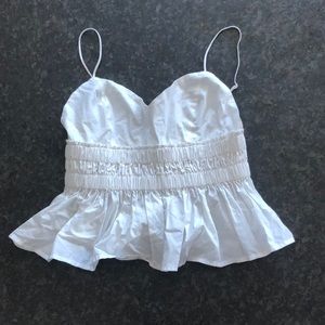 Cute white crop top